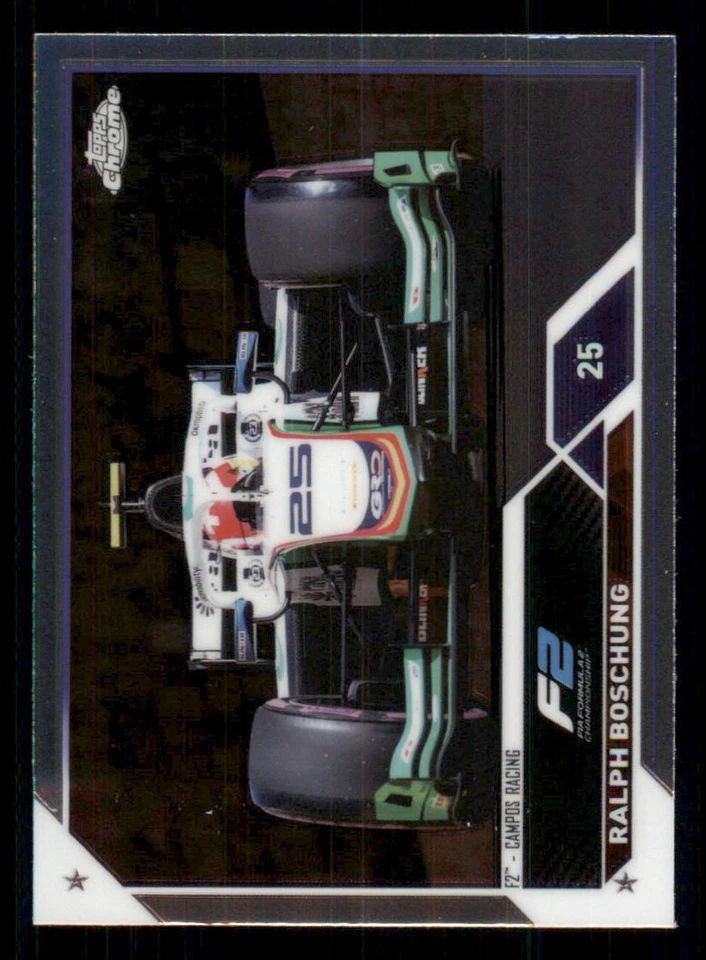 2023 Topps Chrome Formula 1 #135 Ralph Boschung CAR - Image 1 of 2