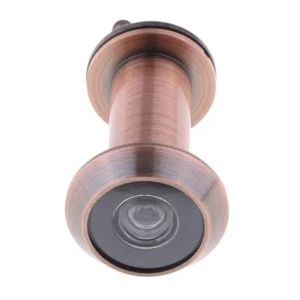 Entry Door Viewer Pure Copper Wide Angle With Back Cover For - Picture 1 of 7