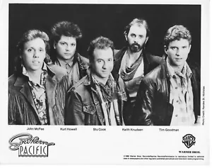 Country Rock Band SOUTHERN PACIFIC B&W 8x10 Publicity PHOTO 1986 - Picture 1 of 1