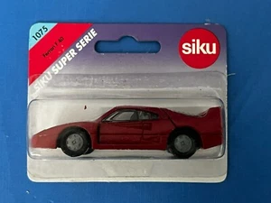Siku Super Serie Ferrari F40 1075 Diecast Model Car 1:64 Scale NIB NEW - Picture 1 of 5