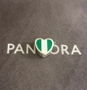 Pandora Nigeria Flagge Exclusive Charm Bead S925 Sterling Silber Schmuck mit Box - Bild 1 von 4