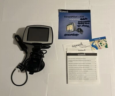 Garmin StreetPilot c330 GPS Navigator 3.5-Inch touchscreen bundle TESTED WORKS - Image 1 of 4