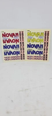 Team Novak USA Brushless Electronics Decal Sticker Sheet PanCar ESC RC10 Trinity - Image 1 of 4