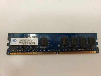 NANYA NT1GT64U8HB0BY-3C 1GB DESKTOP DIMM DDR2 PC5300(667) UNBUF - Image 1 of 4