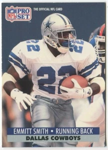 1991 Pro Set #485 Emmitt Smith Dallas Cowboys - Picture 1 of 2