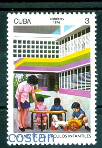 1976 Kindergarten,Children playing under supervision,Caribbean,2124,MNH - Picture 1 of 1