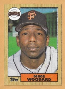Mike Woodward Gigantes de San Francisco #286 - Topps casi nuevo-como nuevo 1987 - Imagen 1 de 2