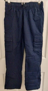 The Children's Place Youth Navy Blue Cargo Convertible Slacks/Capris Size 12 - Picture 1 of 7