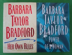 LOT 2 HCDJ STANDALONE NOVELS BY BARBARA TAYLOR BRADFORD: HER OWN RULES ++ - Picture 1 of 3