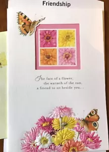 Nature's Sketchbook FRIENDSHIP card, "So glad we are Friends" for FRIEND NS16 - Picture 1 of 4