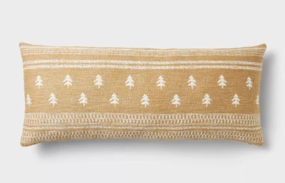 NWT Oversized Lumbar Woven Tree Pillow - Threshold designed with Studio McGee - Image 1 of 4