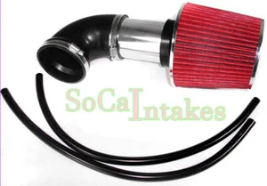 Black Red Intake Kit &Filter For 2001-2004 Chrysler Sebring 2.7L V6 - Bild 1 von 1
