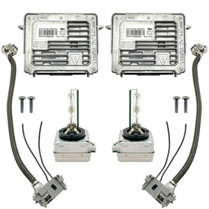 2x OEM 13-16 GMC Acadia Xenon Ballast & HID D3S Light Bulb Wire Kit Control Unit - Picture 1 of 2