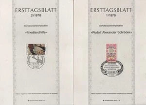GERMANIA REPUBBLICA FEDERALE 1978 ANNATA OBLITERATA COMPLETA - Bild 1 von 11