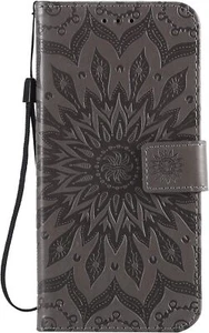 Mobile Case for Nokia 1.3, PU Leather Flip, Grey - Picture 1 of 3