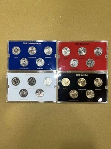 2016 America The Beautiful Mint Edition Proof Set P,D,Gold, Platinum 20 Coins - Picture 1 of 3