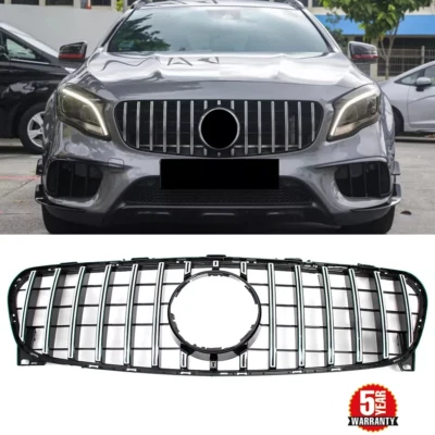 Front Bumper Grille For 2018 2019 2020 GLA-Class X156 GLA200 GLA250 Silver Grill Foto 1 de 4
