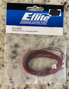 RC E-FLITE ADVANCING ELECTRIC FLIGHT EFLA620 EXTENSION 36" UNIVERSAL LIGHT KIT - Picture 1 of 4