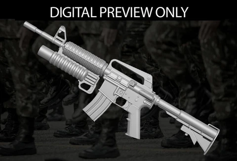 Leatherneck Rifle Grenade Launcher 1:18 scale weapon 3.75" Action Figure Cover