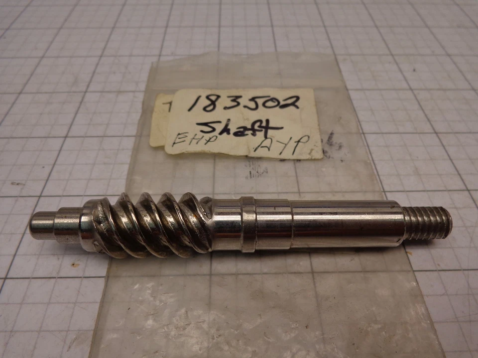 EHP AYP 183502 Drive Shaft Worm Gear Also Husqvarna 532183502 Poulan XT600 PR600 - Image 1 of 4