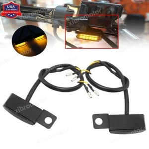 Custom LED Motor Car Turn Signal Indicator Flasher Amber Blinker Light Lamp US - Picture 1 of 12