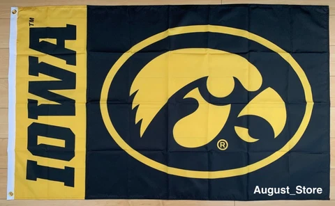 University of Iowa Hawkeyes 3x5 ft Flag Banner NCAA Cover