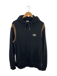 Felpa con cappuccio BURBERRY M cotone nero usata - Foto 1 di 5