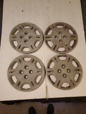 LOT Of 4) 2001 2002 HONDA CIVIC 14'' wheel cover hub cap 44733 S5A A100 OEM - Image 1 of 4