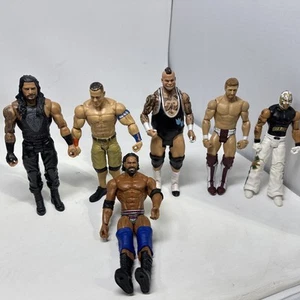 WWE Loose Figure LOT OF 6 Collection Mysterio Cena Roman Daniel Bryan - Picture 1 of 5