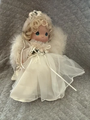 Muñeca Precious Moments The Littlest Angel LE 273/750 de colección con certificado Foto 1 de 4