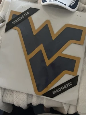 West Virginia Mountaineers NCAA  12" Logo Team Magnet - Image 1 of 3