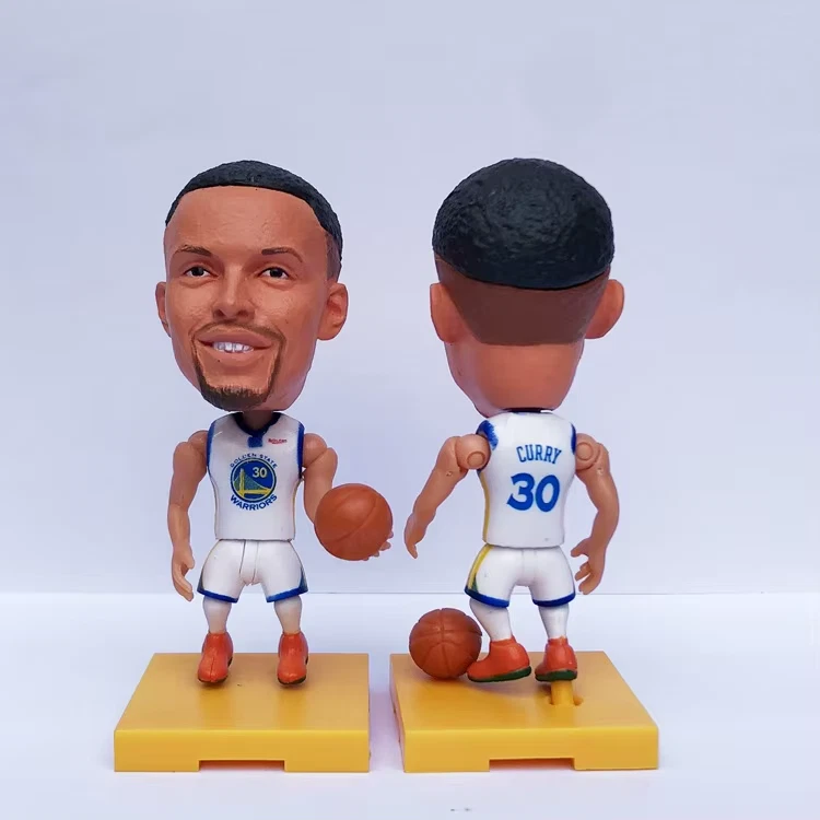 Mini Figura 3D Stephen Curry Minifigura Cabeza Grande Baloncesto Llavero #30 Foto 1 de 1