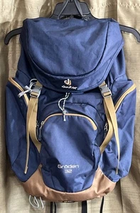 Deuter Groden 32 Liter Hiking Backpack Mesh Back Blue & Brown. “O1” - Picture 1 of 9