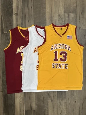 James Harden Arizona State Sun Devils College Jerseys Gold/Red/White Size M - Image 1 of 2