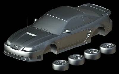 STL File - Saleen S281 (2000) - 3D Print 1/87 1/64 1/43 1/32 1/24 1/18 AUTOart - Image 1 of 4
