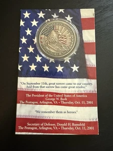 9/11 Memorial Coin Bureau of Engraving & Printing Original Packaging Mint - Picture 1 of 2