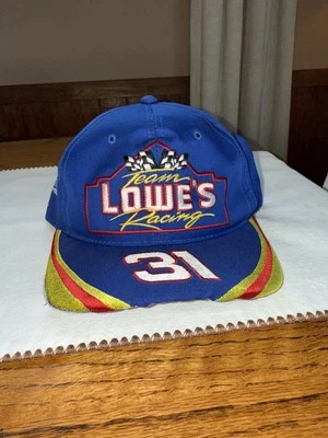 Gorra NASCAR Team Lowe’s Racing #31 de colección - Snapback - firma Mike Skinner Foto 1 de 4