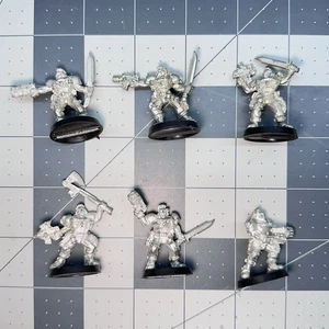 Warhammer 40k Classic METAL Space Marine Wolves Wolf Scouts OOP X6 Plasma - Picture 1 of 3
