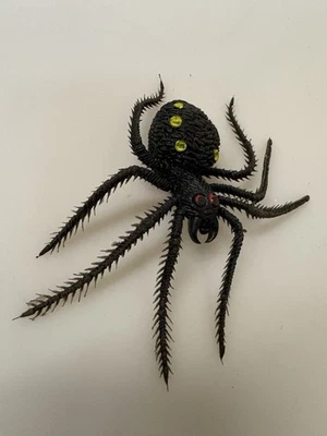 Vintage Rubber Spider HALLOWEEN PROP  5” (1980’s PROP) HONG KONG - Image 1 of 4