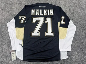 EVGENI MALKIN Pittsburgh Penguins SIGNED Autographed Home JERSEY Frameworth COA - Picture 1 of 4