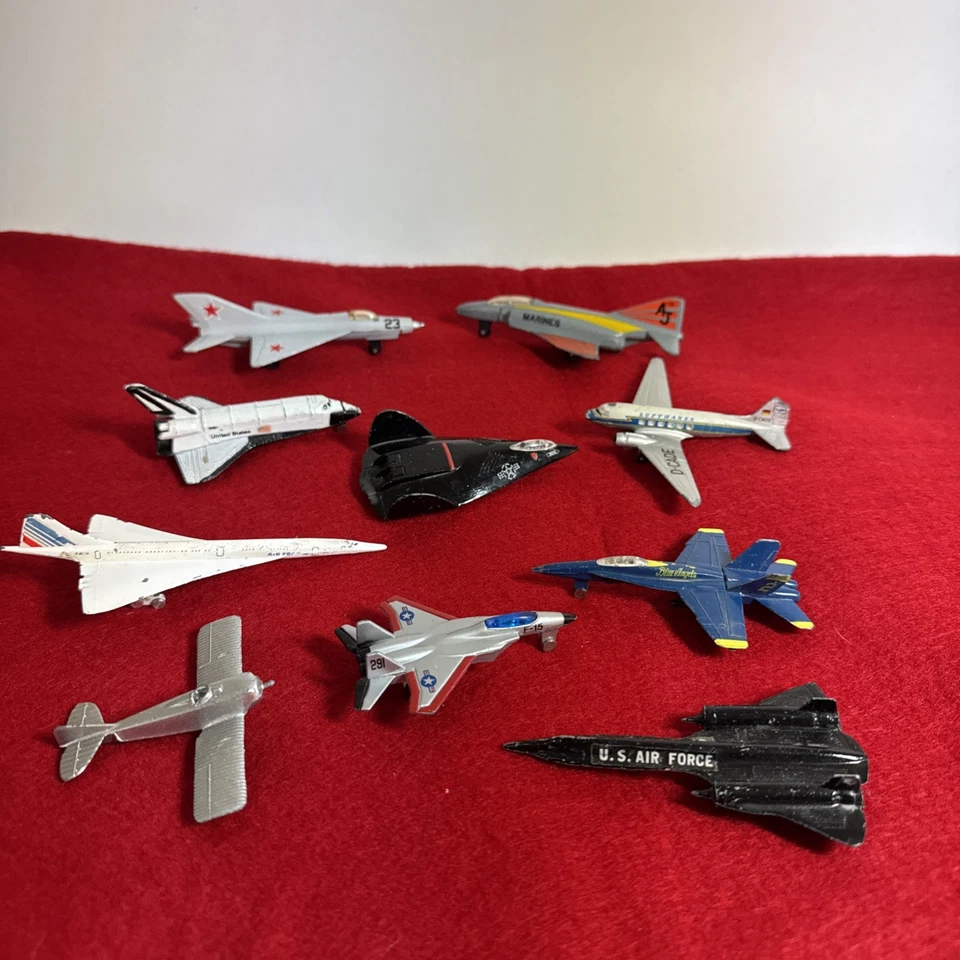 Vintage Plane Lot Diecast 80's SPACE SHUTTLE Lockheed Schabak   Zee Toy 80s NASA - Image 1 of 4