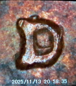 1956 D Lincoln Wheat Cent Penny 1C ~ D/D RPM ~ Repunched Mint Mark - Bild 1 von 3