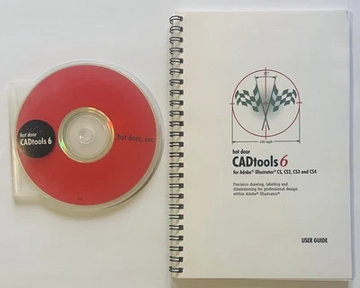 Hot Door CADtools 6 for Adobe Illustrator (2009, Mac Full Version) MINT + Manual - Image 1 of 4