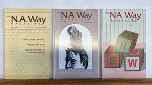 The NA Way Magazine Lot of 3 Narcotics Anonymous May 89, July 94 & Sept 94 - Picture 1 of 4