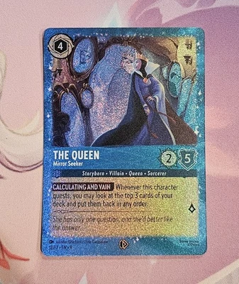 Disney Lorcana The Queen Mirror Seeker Costco Promo Glimmer 12/P3 NM - Image 1 of 3