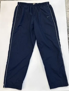 Nike Pants Mens XXL Blue Lined Windbreaker Track Baggy Y2K Cargo Gray Tag Vtg - Bild 1 von 13