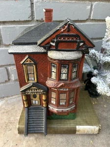 Vintage Duncan Enterprises Victorian House Cookie Jar & Lid 12” Tall Read Descrp - Picture 1 of 12