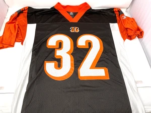 (C) Camiseta cosida Reebok para hombre Cincinnati Bengals Cedric Benson #32 talla M - Imagen 1 de 4