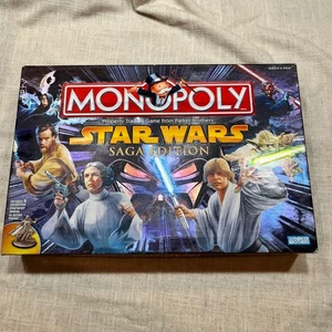 Monopoly Star Wars Saga Edition Parker Brothers Board Game Complete - Picture 1 of 12