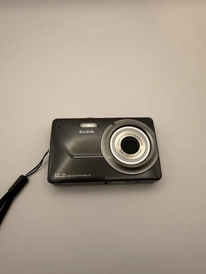 Cámara digital Kodak EasyShare M341 12,2 MP roja compacta apuntar y disparar probada Foto 1 de 3